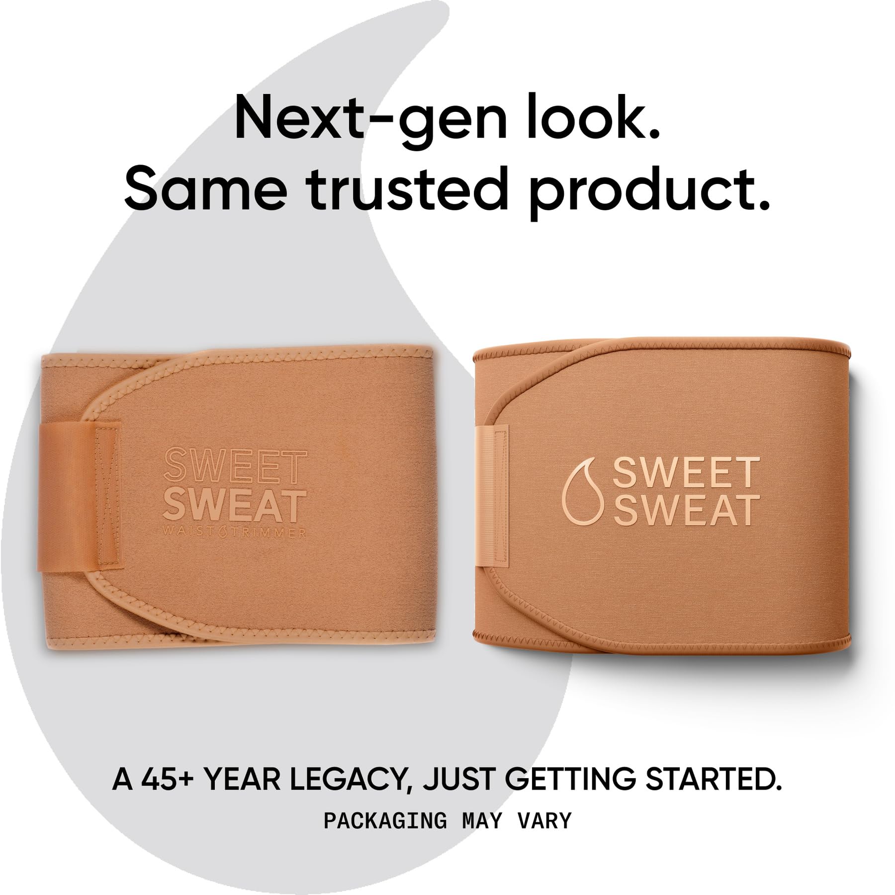 Sports Research Waist Trimmer Pack - Sweet Sweat Toned Waist Trimmer (Sand/Small) & Tropical Workout Enhancer Roll-On Gel - Image 3